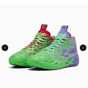 Ninja Turtles Sneakers PUMA x Melo's TMNT‎ 312056_01 Bright Graphic Kids Sz 12